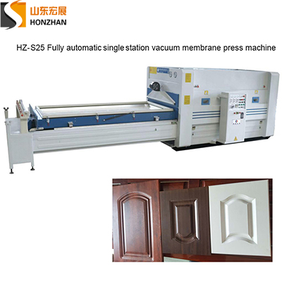  HZ-S25 Fully automatic single station vacuum membrane press machine, vacuum special-shaped laminating machine